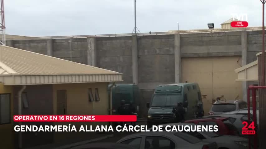 Gendarmería allana cárcel de Cauquenes