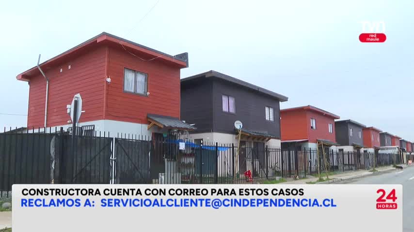 Denuncian filtraciones en casas entregadas en marzo