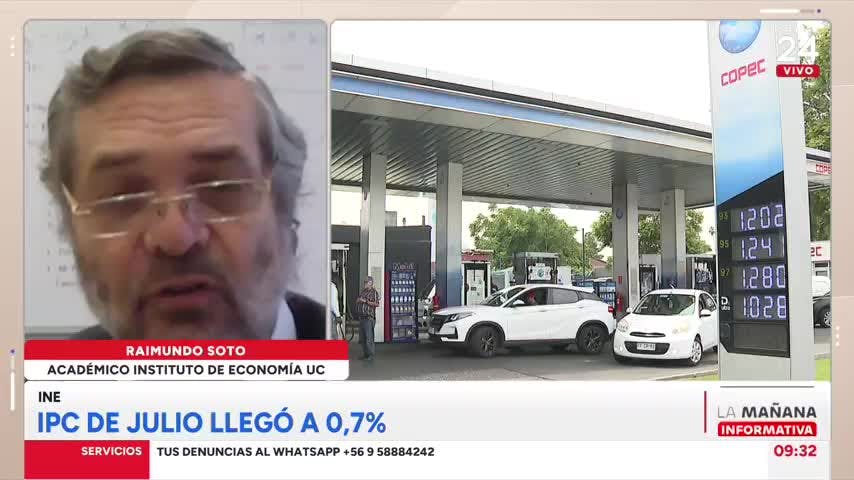 Experto por IPC: Es preocupante que la inflación esté ligeramente fuera del rango del Banco Central