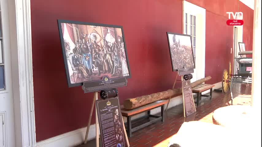 Pintor copiapino cautiva con sus obras de la historia de Atacama