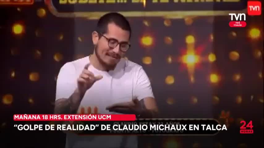 Comediante Claudio Michaux se presentará en Talca