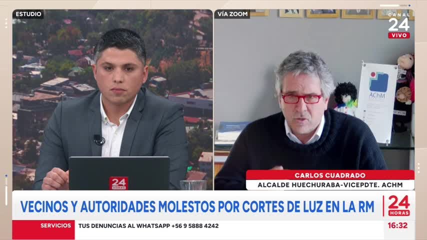 Alcalde Cuadrado por cortes de luz: "Enel debió haber invertido recursos"