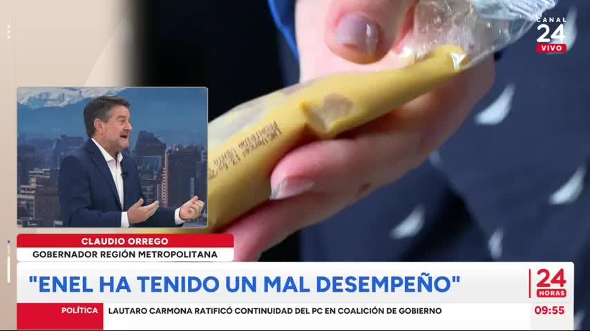 Gobernador Claudio Orrego realiza fuerte crítica a Enel