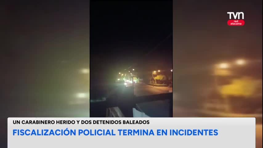 Copiapó: Vecinos agredieron a Carabineros