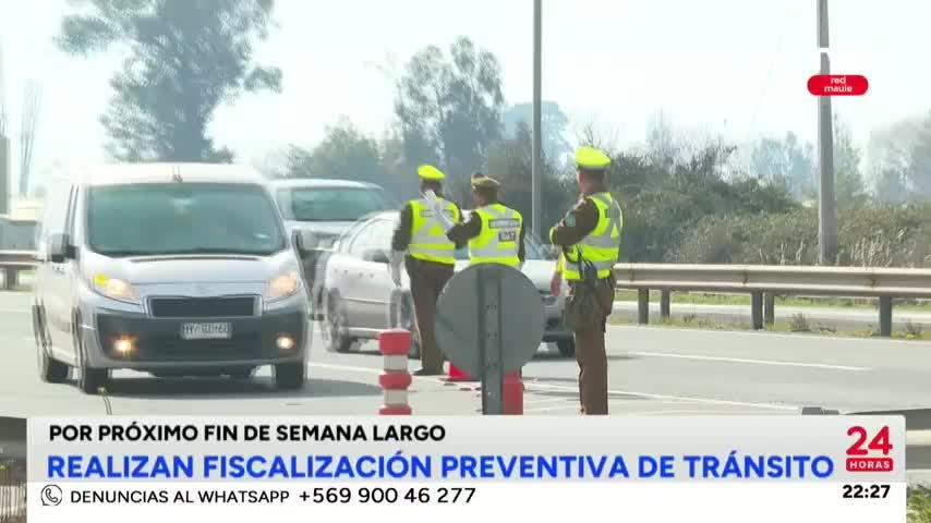 Realizan fiscalización preventiva de tránsito