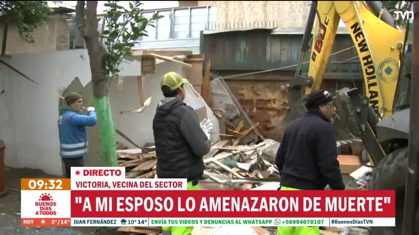Demuelen casa tomada en Quinta Normal que era usada por bandas criminales