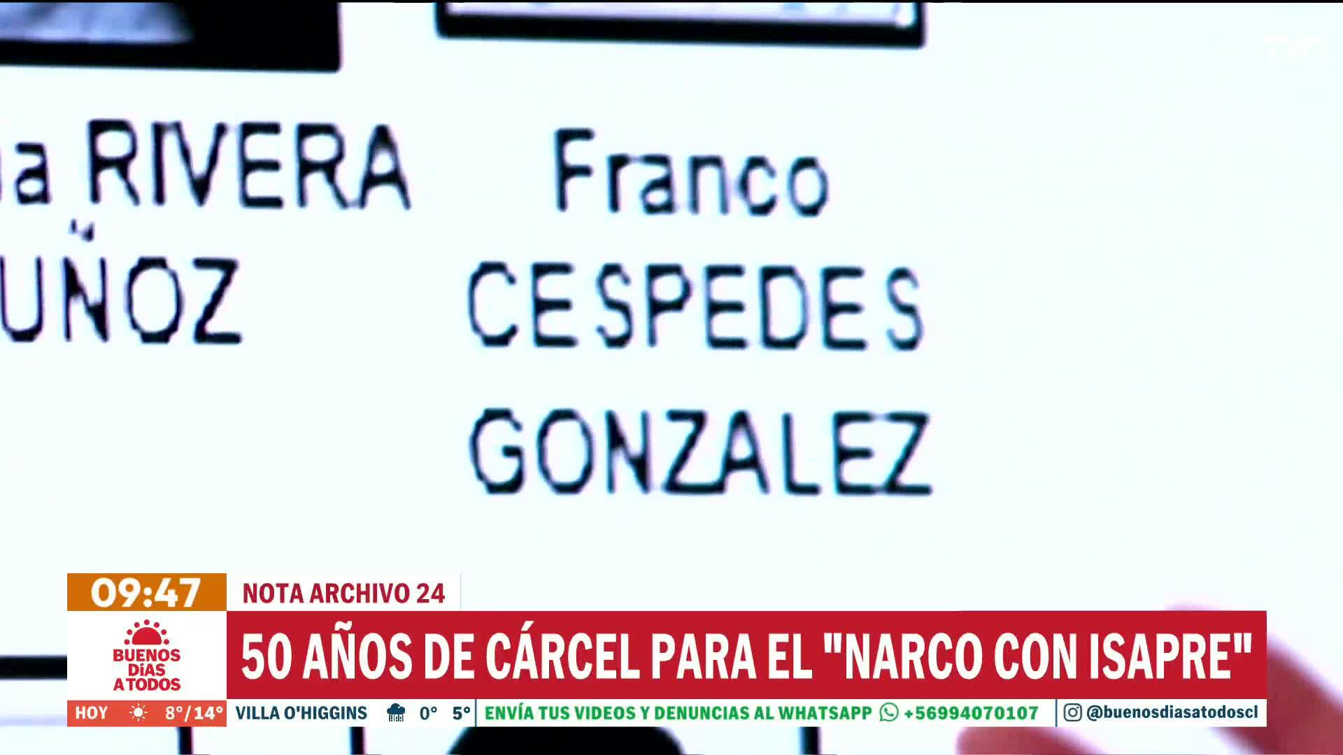 Así cayó el "narco con Isapre"