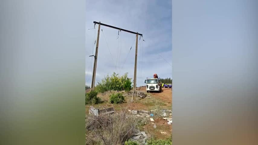 Frontel lleva 74 kilómetros de cables perdidos por robos en lo que va del año
