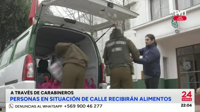 Personas en situación de calle recibirán alimentos