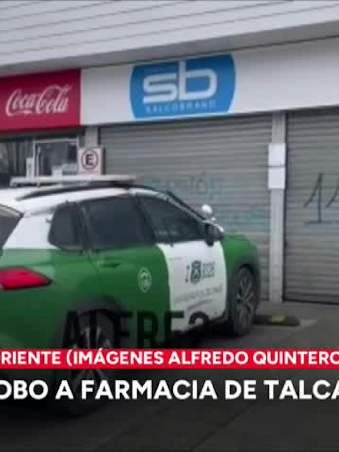 Investigan robo a farmacia de Talca