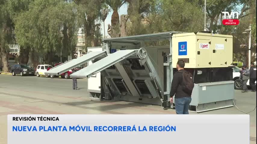 Planta de revisión técnica móvil