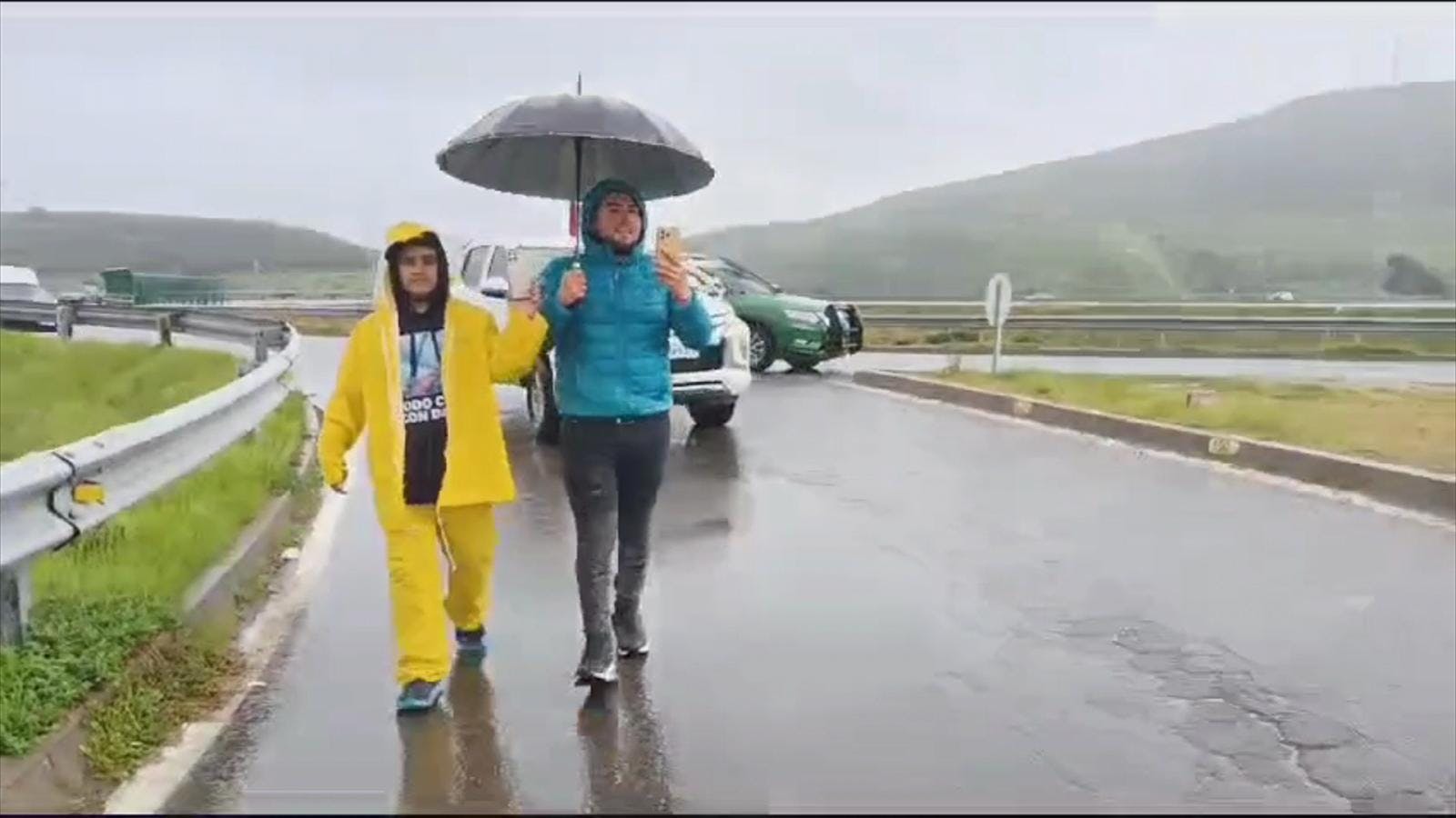 Padre de menor antofagastino cumplirá 100 días caminando 
