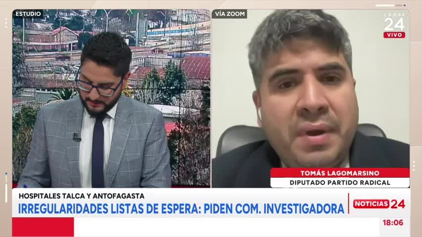 Diputado Lagomarsino aborda las irregularidades en listas de espera