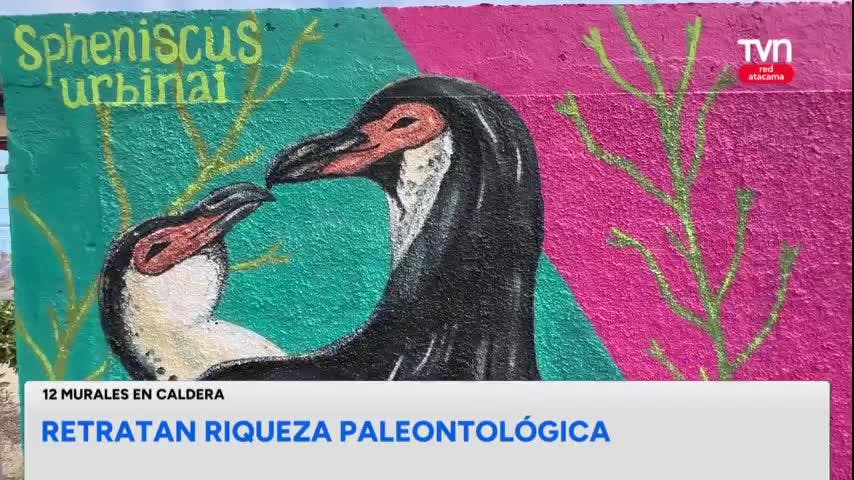 Riqueza paleontológica en murales