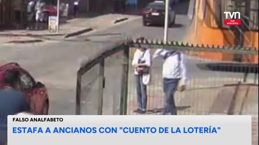 Estafan a ancianos con “cuento de la lotería”