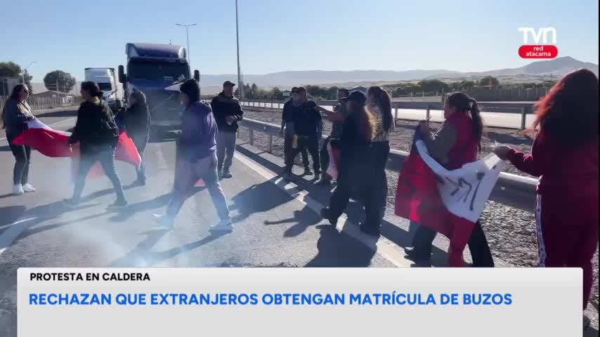 Protesta de trabajadores del mar