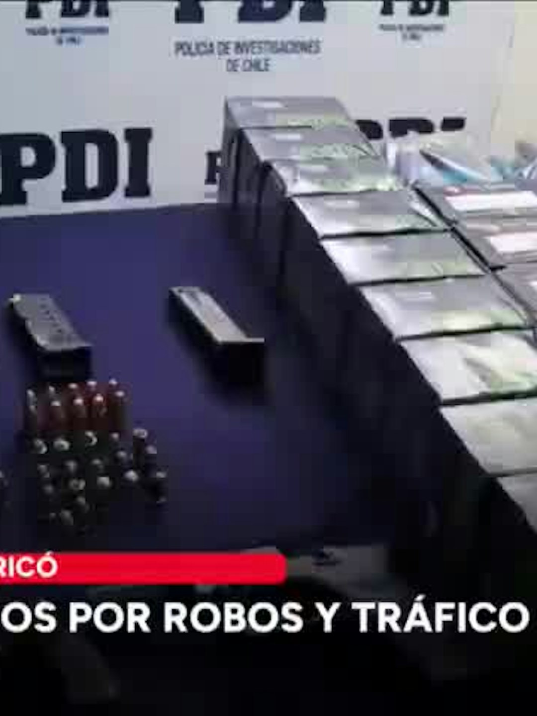 6 formalizados por robos y tráfico
