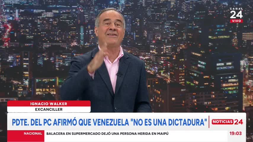 Excanciller Walker y situación de Venezuela: “El PC chileno va a tener que definirse”