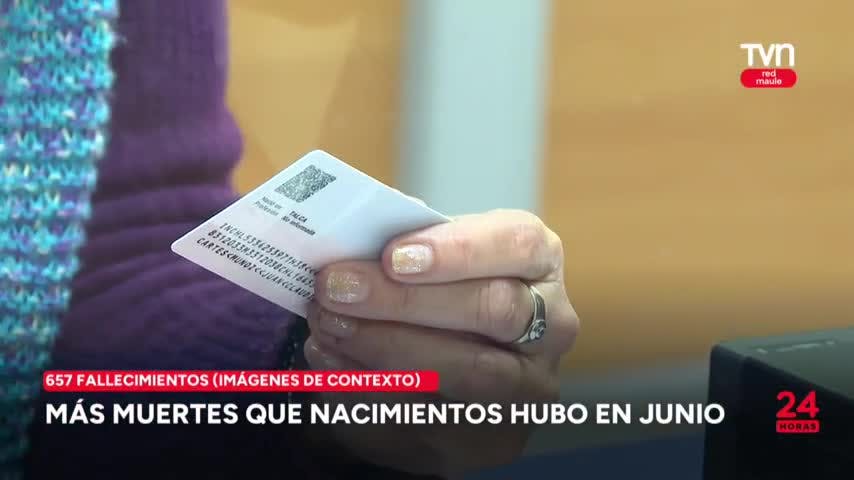 Más muertes que nacimientos hubo en junio