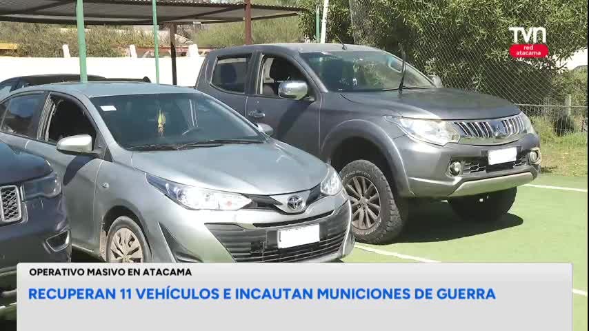 Incautan armamento y municiones de guerra