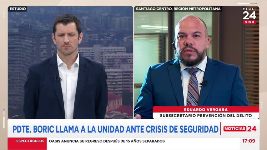 Subsecretario Vergara y postura de la oposición ante crisis de seguridad: “Piden renuncias cada vez que tenemos problemas”