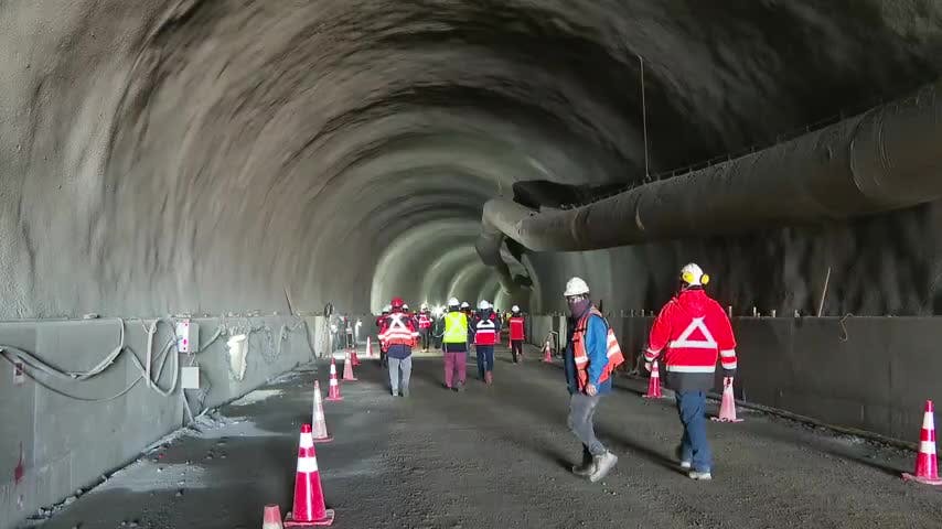 Finaliza exacavación para nuevo túnel ferroviario en Concepción