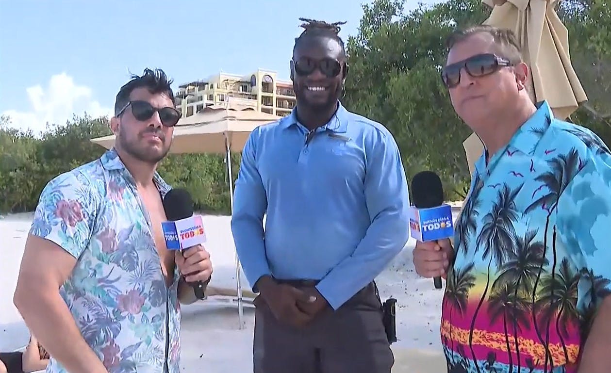 Simón e Iván llegaron hasta el hotel de los famosos en Aruba 