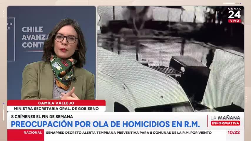 Camila Vallejo: Plan Calles sin Violencia no terminará solo con los homicidios