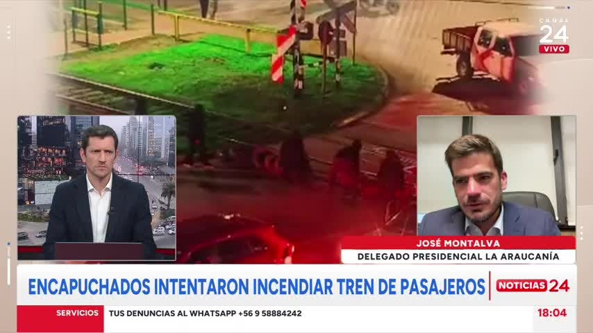 Delegado Montalva y ataque a tren en La Araucanía: “Se pasó una línea inaceptable que perseguiremos con todo el rigor de la ley”