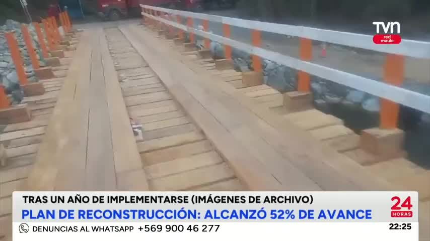 Plan de Reconstrucción alcanza 52% de avance