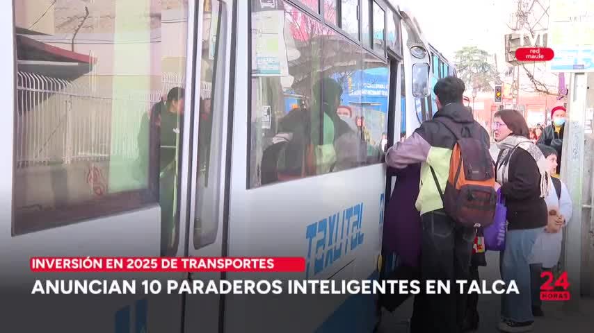 Anuncian 10 paraderos inteligentes en Talca