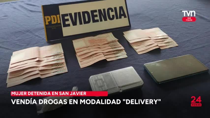Vendía drogas en modalidad delivery