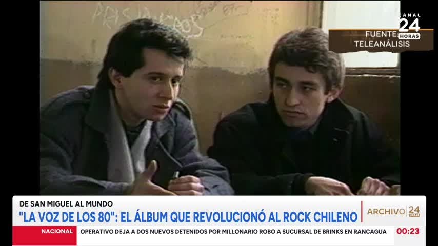 Archivo 24 Horas: “La voz de los 80”, el álbum que revolucionó el rock chileno