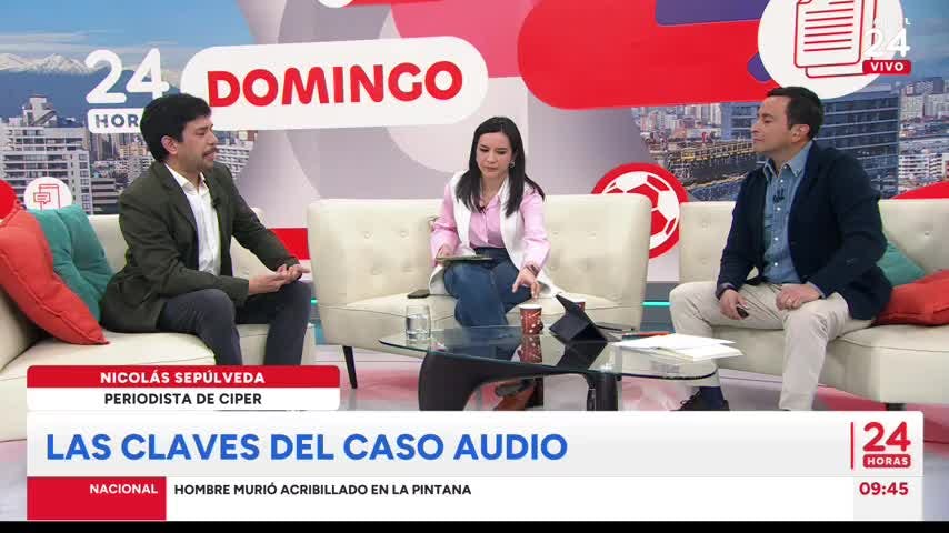 Nicolás Sepúlveda, editor de Ciper, se refiere al Caso Audio