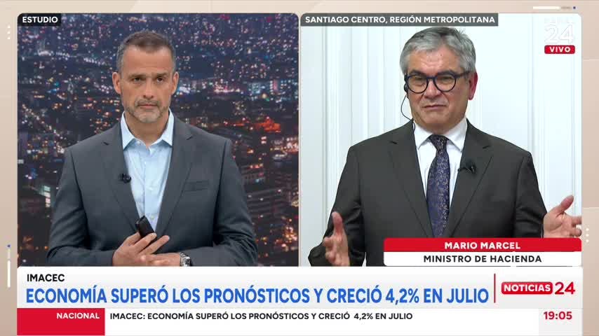 Ministro Marcel: “La economía se va moviendo en la dirección adecuada”