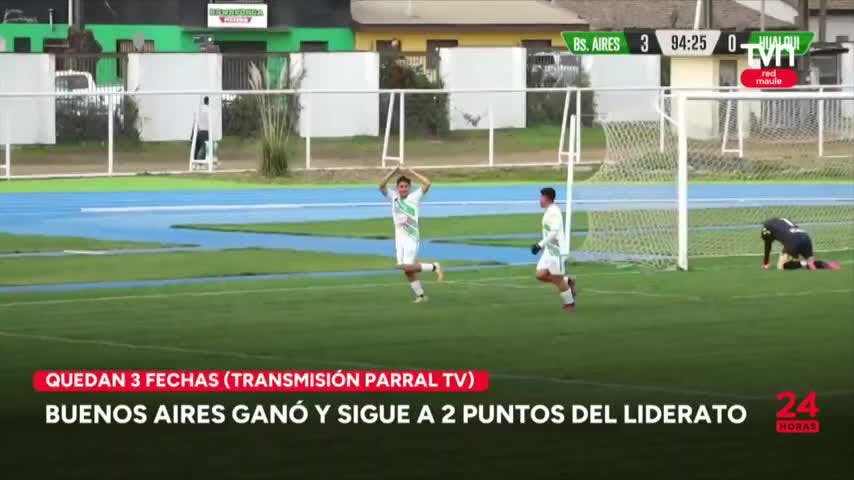 Buenos Aires ganó y sigue a 2 puntos del liderato