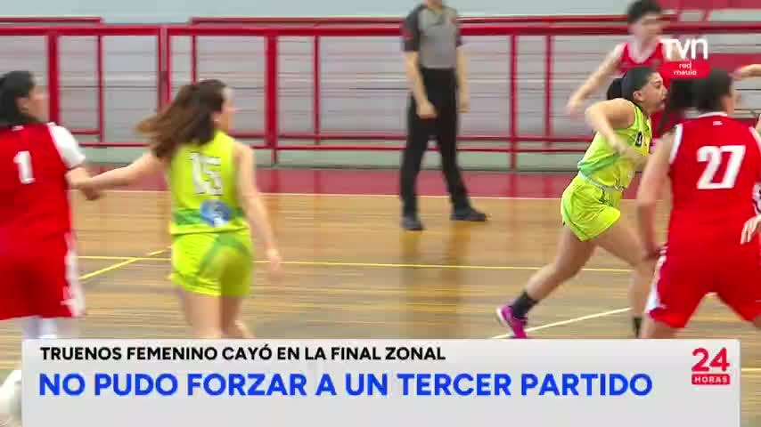 Truenos no pudo forzar a un tercer encuentro