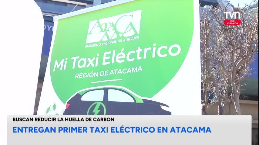 Entregan el primer taxi eléctrico en Atacama