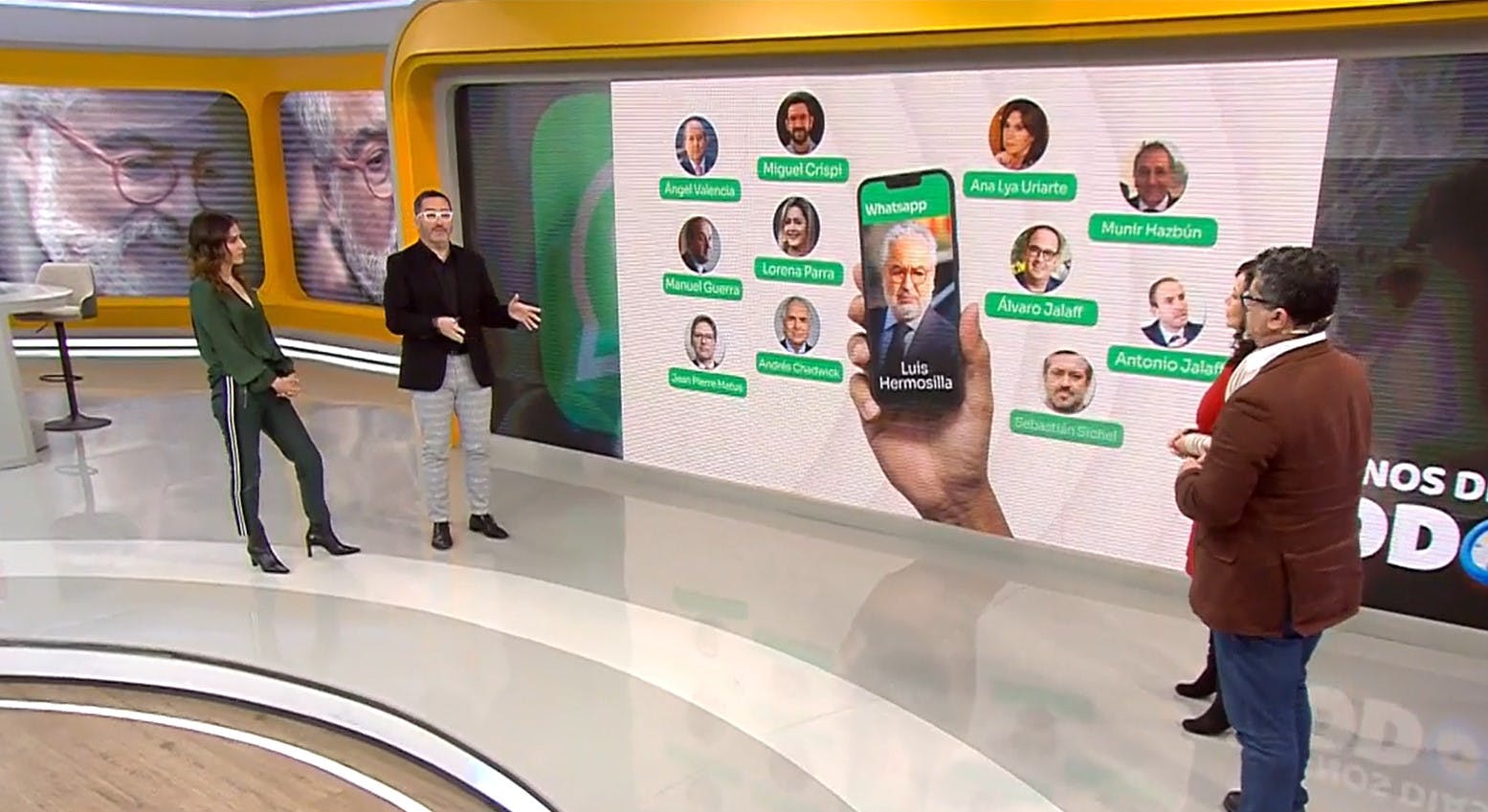 Los nombres que están involucrados en los whatsapp de Luis Hermosilla