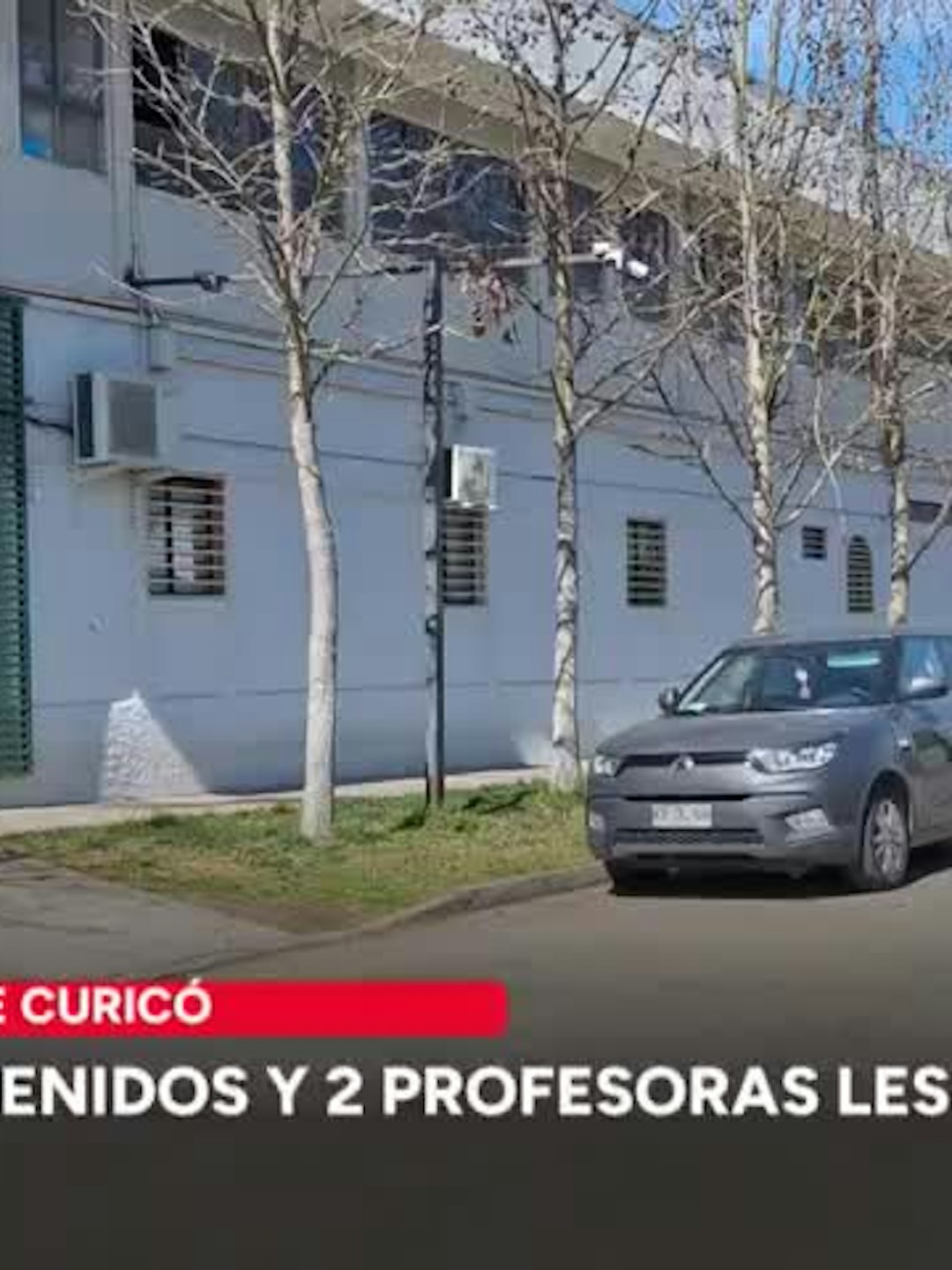 4 alumnos detenidos y 2 profesoras lesionadas en Curicó