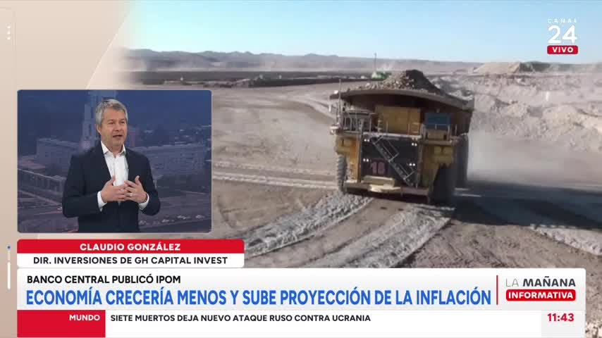 Economista califica de 'preocupante' IPoM: No se ve una economía que tome crecimiento robusto