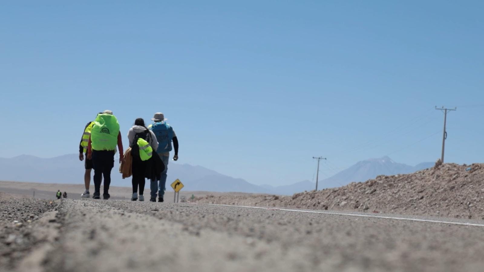 Cuenta regresiva para caminantes de fiesta de Ayquina