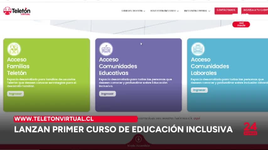 Teletón lanza primer curso de educación inclusiva