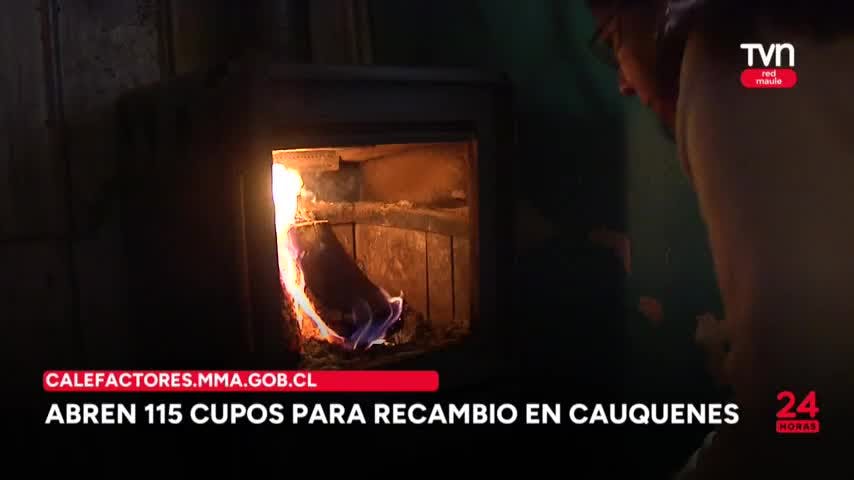 Abren cupos para recambio de calefactores en Cauquenes