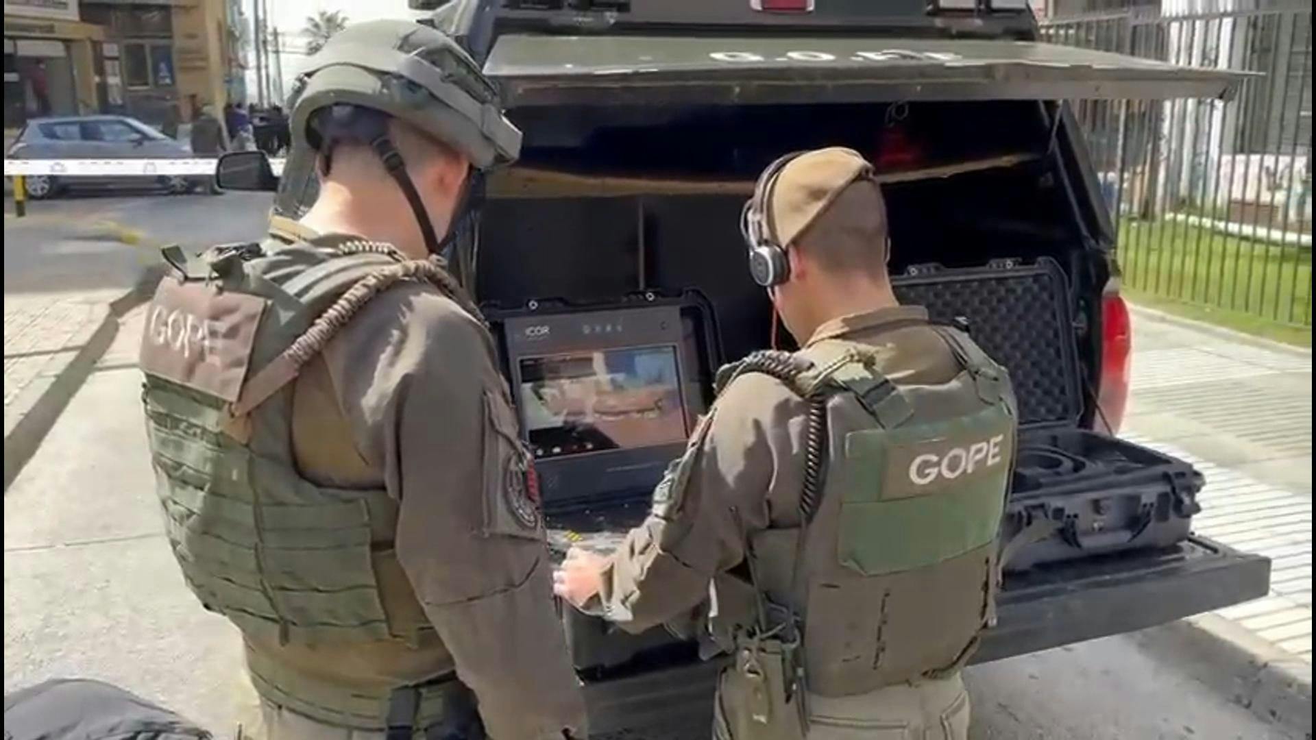 Momentos de tensión se vivieron en Valparaíso tras el hallazgo de un aparente artefacto explosivo