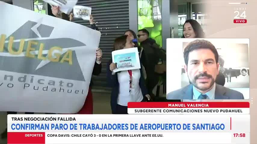 entrevista aeropuerto huelga