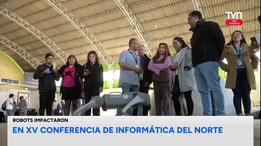 Robots presentes en Conferencia de Informática