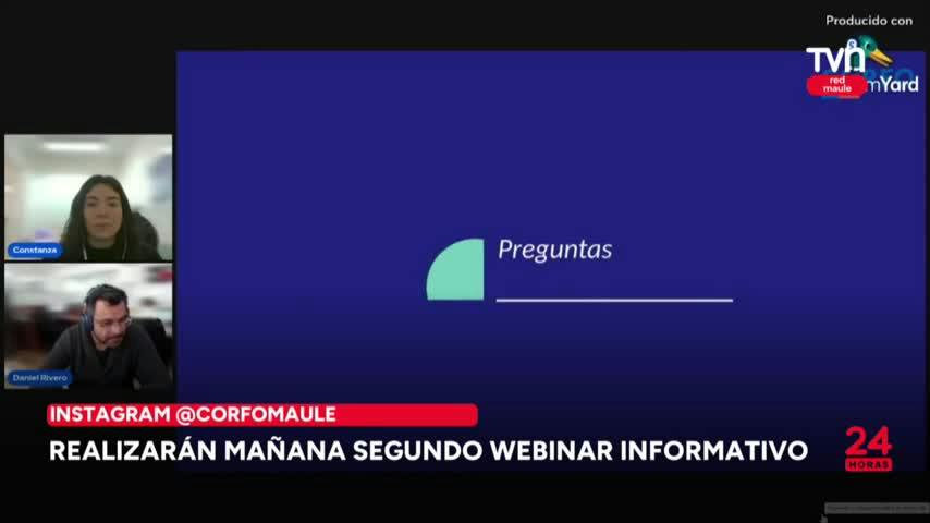 Corfo realizará mañana segundo webinar informativo
