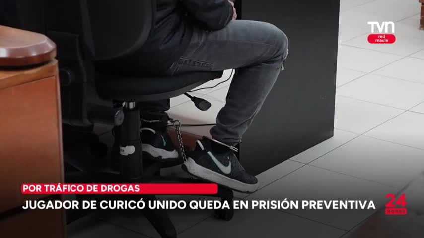 Jugador de Curicó Unido queda en prisión preventiva