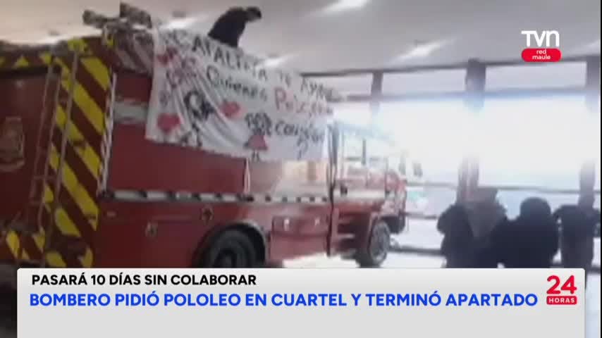 Bombero pidió pololeo y terminó apartado de su cuartel